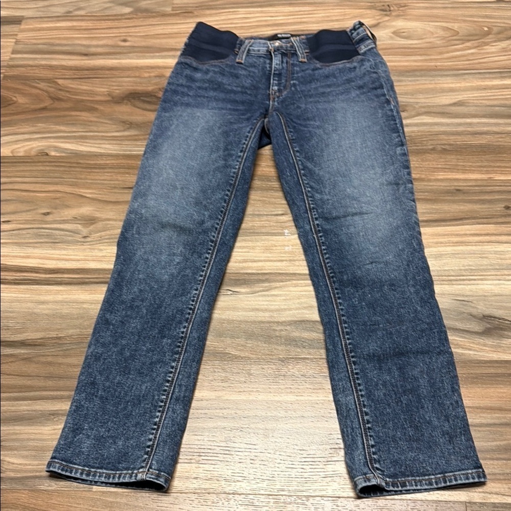 Hudson Jeans Women's 25 Nico Maternity skinny High Rise Blue Denim USA